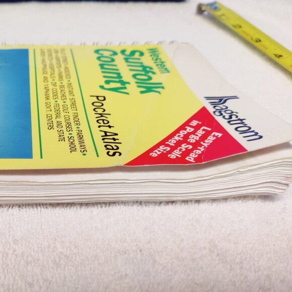 Atlas Hagstrom  NY Western Suffolk County -Spiral Bound Pocket Atlas - Picture 4 of 12